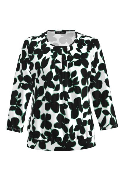 Blouse shirt met bloemmotief