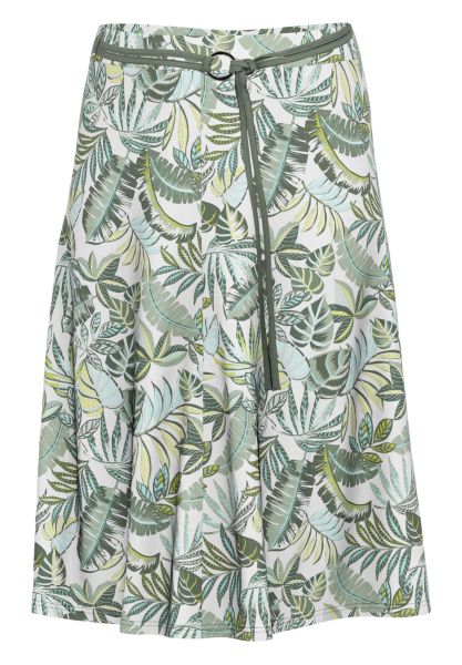 Jersey rok met jungleprint