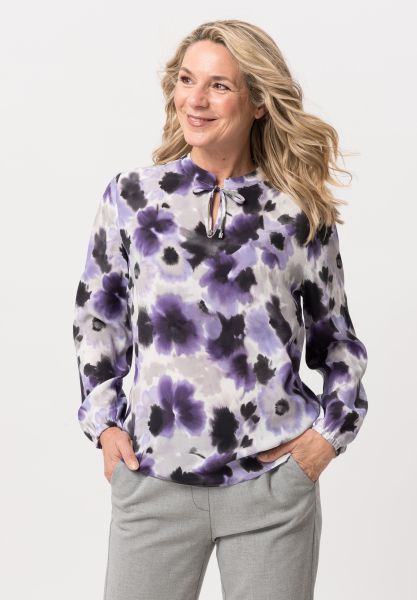 Blouse met bloemenprint