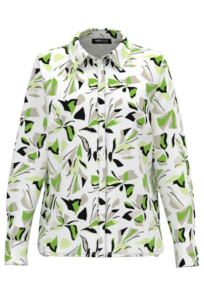 Blouse met lange mouwen met expressieve print