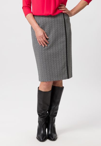 Rok met elastische tailleband