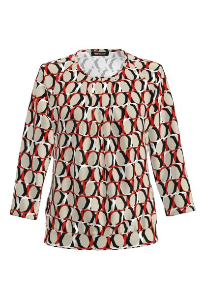 Blouse shirt met een nonchalante pasvorm