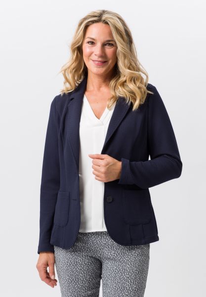 Blazer met opgezette zakken