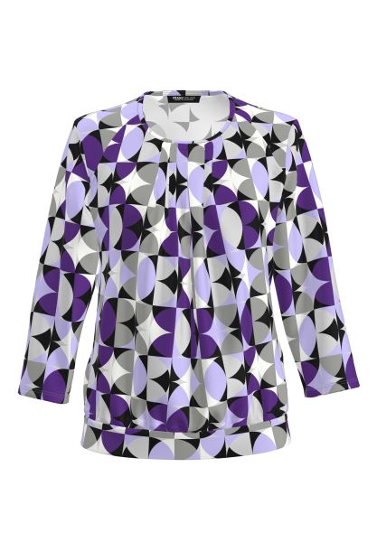 Blouse shirt met bloemmotief