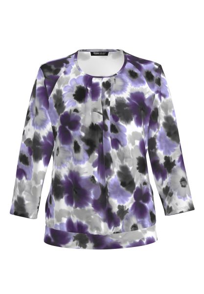 Blouse shirt met bloemmotief