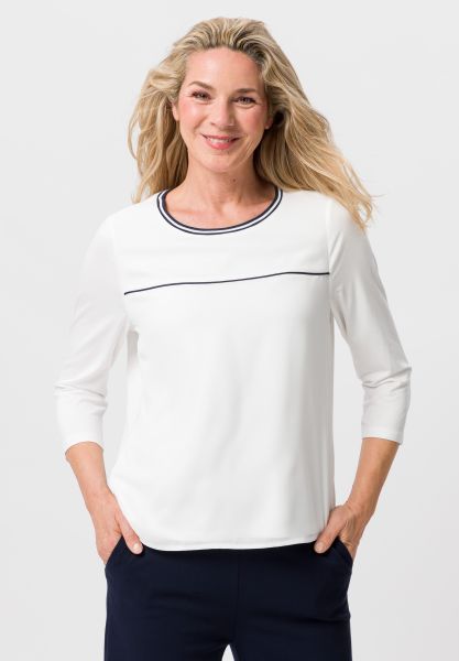 Blusenshirt mit Strickbündchen